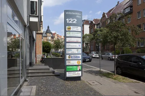 Eingang der Zahnarztpraxis Hörmann